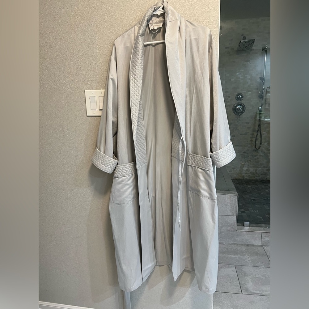 Raeshmi Silk Story Silver Silk long robe